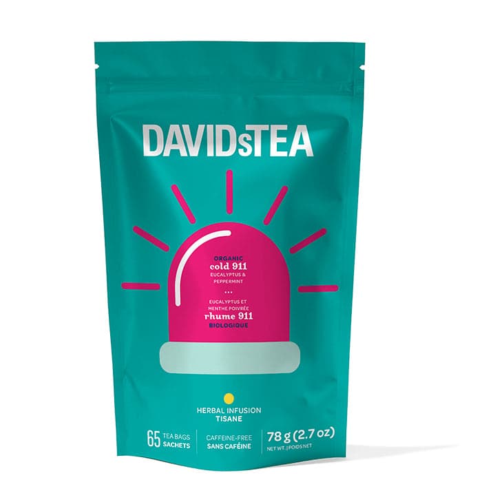 Organic Cold 911 Tea Bag of 65 Sachets