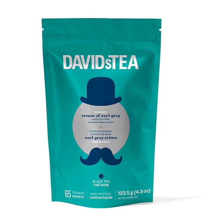 Organic Cream of Earl Grey Tea Bag of 65 Sachets