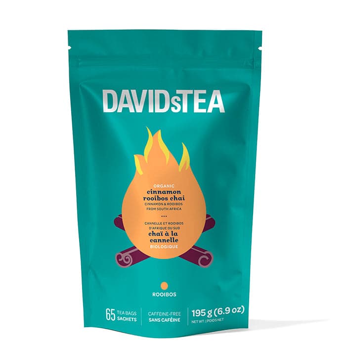 Organic Cinnamon Rooibos Chai Tea Bag of 65 Sachets