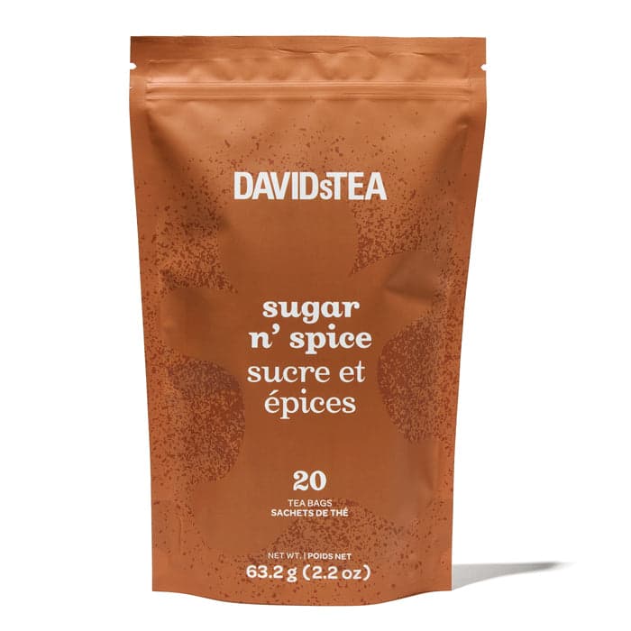 Sugar n' Spice Teas Sachet Variety Bag of 20 Sachets