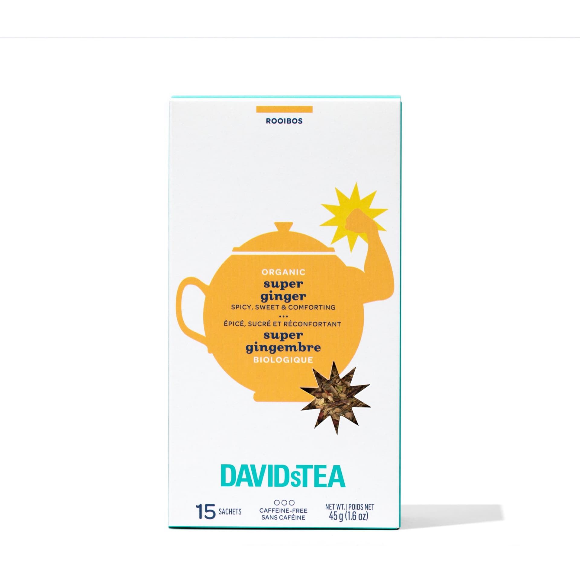 Organic Super Ginger Tea Pack of 15 Sachets