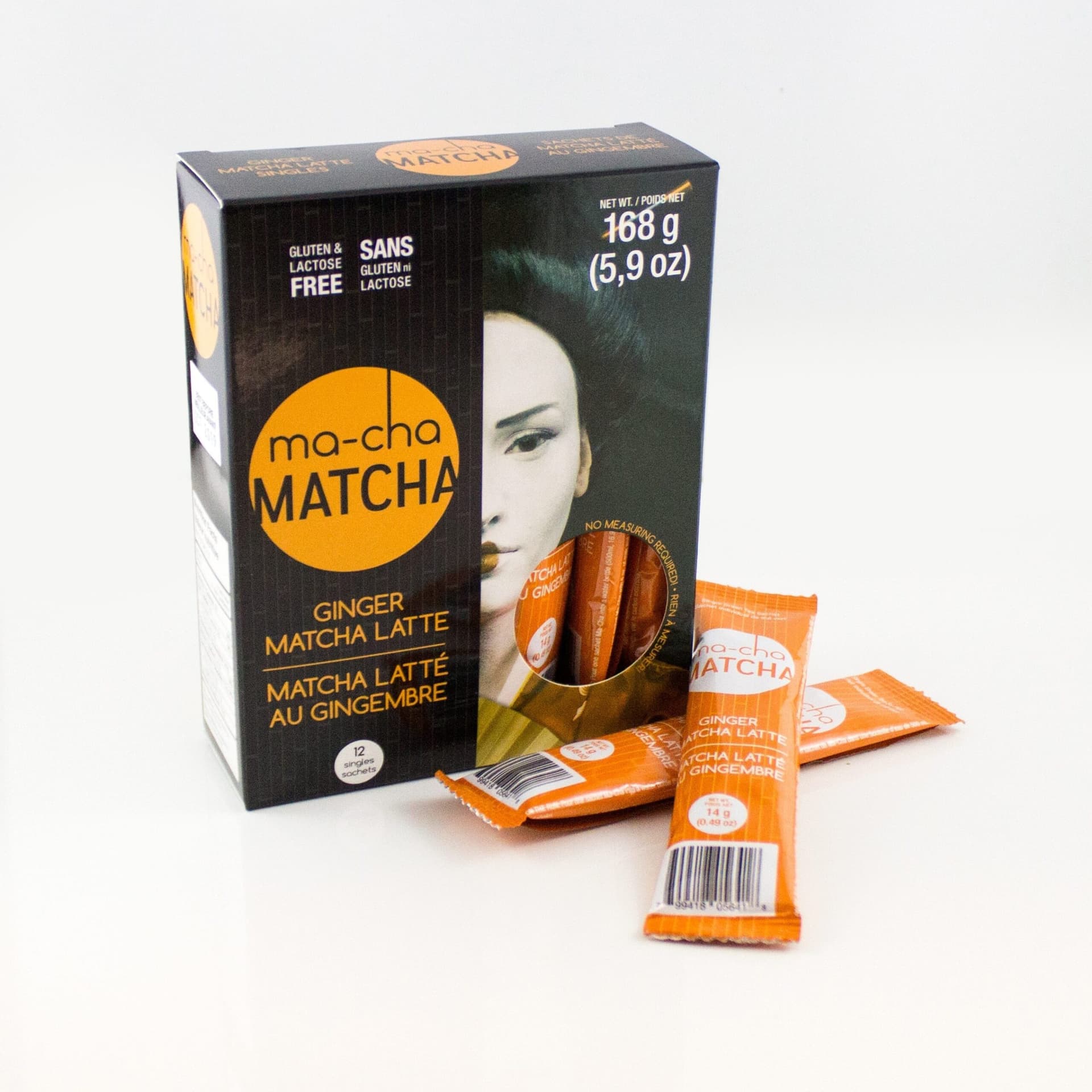Ginger Ma-Cha Matcha Latte Sticks