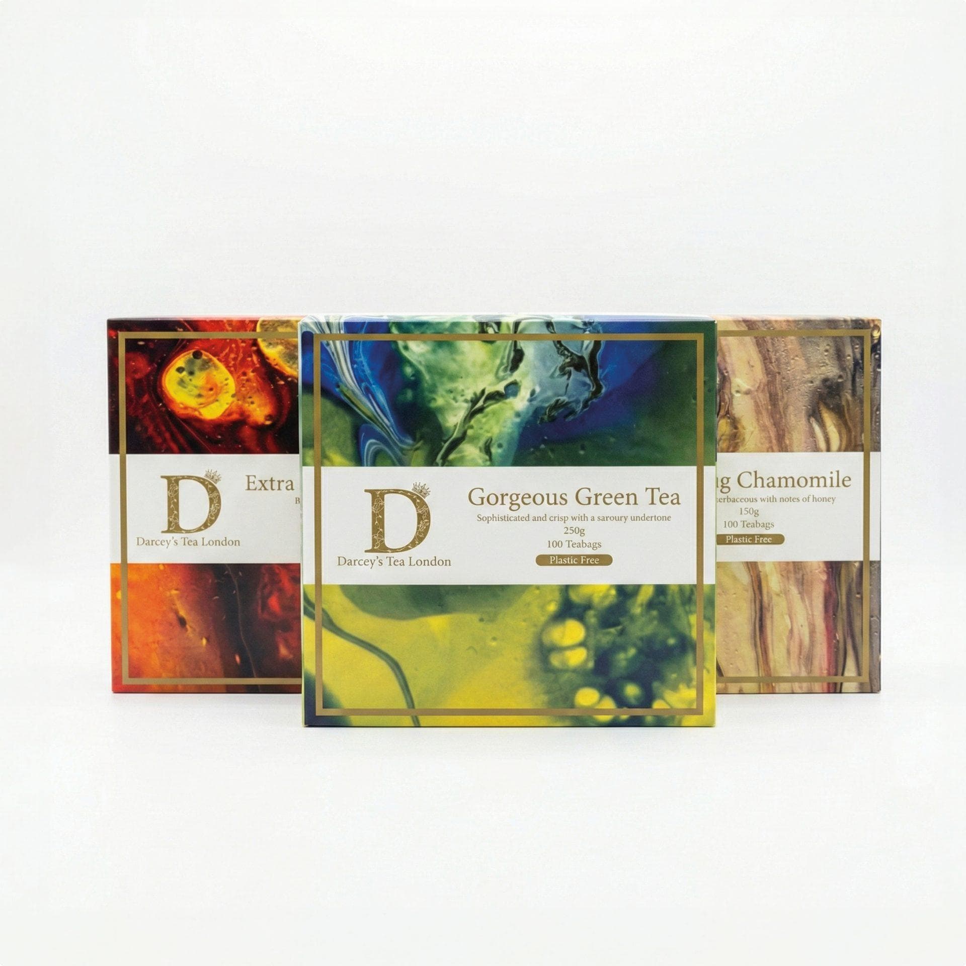 Gorgeous Green Tea x 100 Luxury Plastic Free Teabags Envelopes