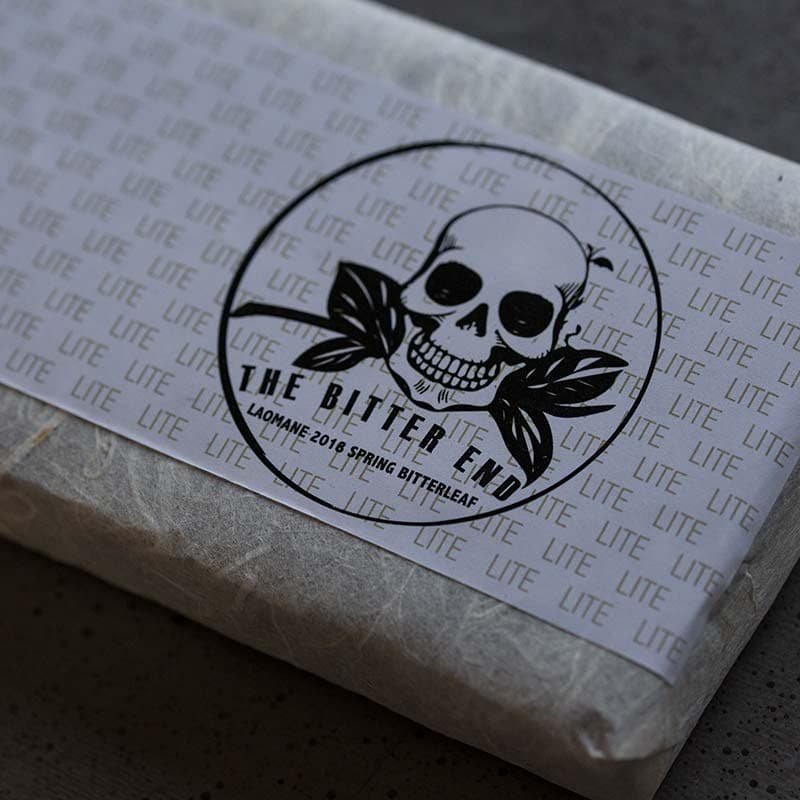 The Bitter End Lite 2018 Spring Lao Man E Raw Puer Huang Pian
